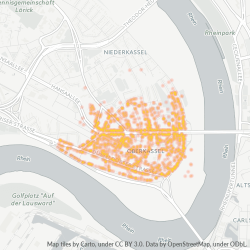 40545 Standortdichte-Heatmap