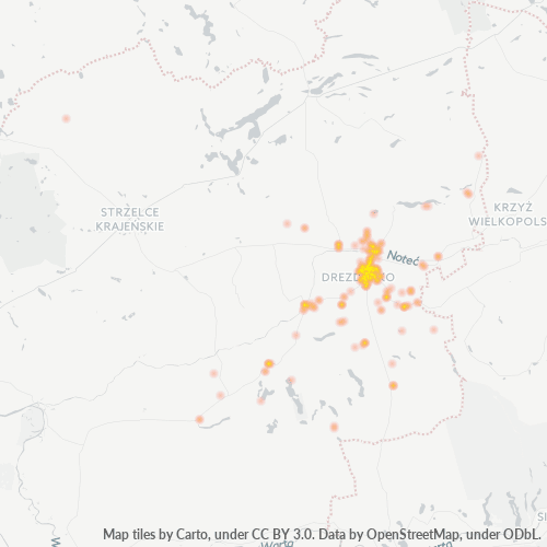 66-530 Mapa intensywności działalności gospodarczej
