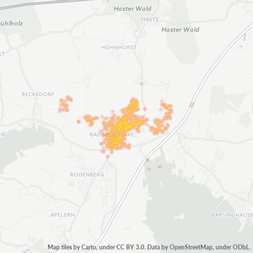 Heatmap für plz 31542