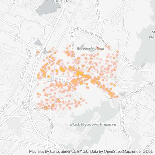 07981 Business Density Heatmap