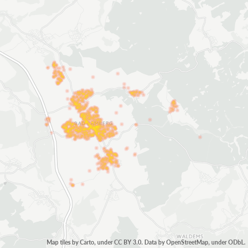 Heatmap für plz 65520