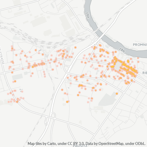 Heatmap für plz 01587