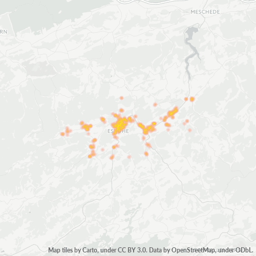 Heatmap für plz 59889