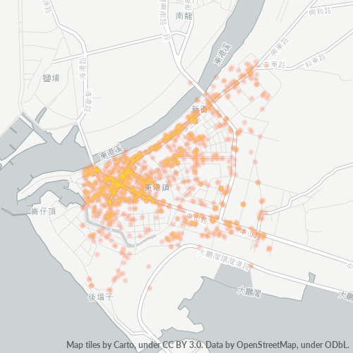 928 商業密度熱圖