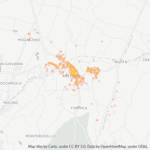 Mappa di calore per cap 40053