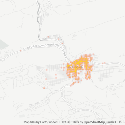 17872 Business Density Heatmap