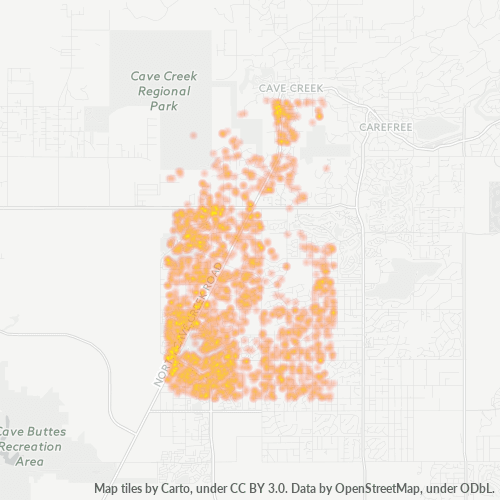 85331 Business Density Heatmap