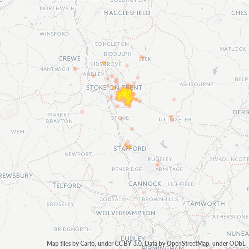 ST3 Business Density Heatmap