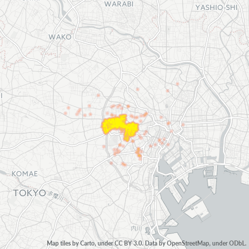 160 事業密度ヒートマップ
