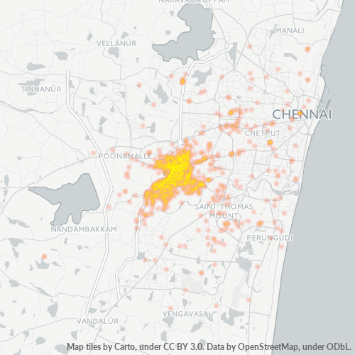 600116 Business Density Heatmap