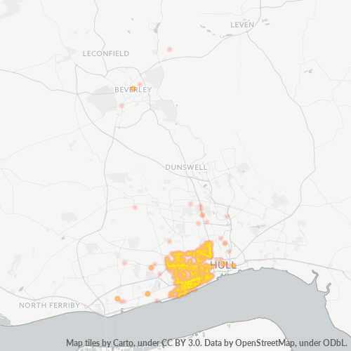 HU3 Business Density Heatmap