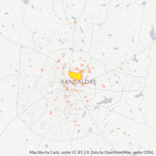 560051 Business Density Heatmap