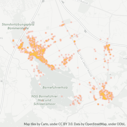 26209 Standortdichte-Heatmap