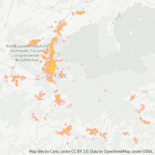 Heatmap für plz 53902