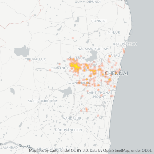 600054 Business Density Heatmap