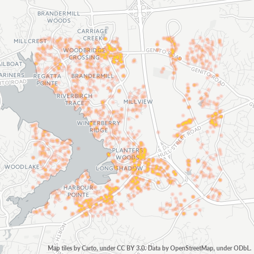 23112 Business Density Heatmap