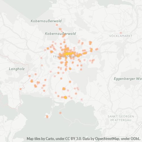 Heatmap für postleitzahl 4890