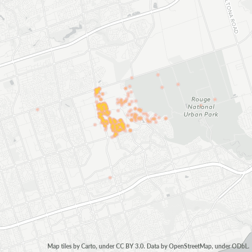 M1X Business Density Heatmap