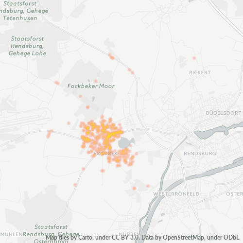 Heatmap für plz 24787