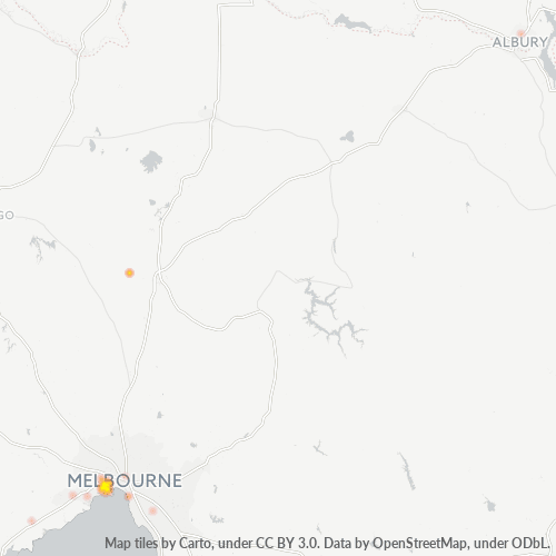 3015 Business Density Heatmap