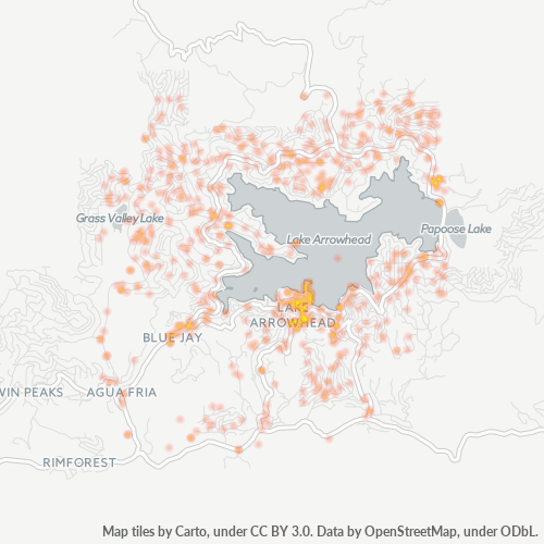 92352 Business Density Heatmap