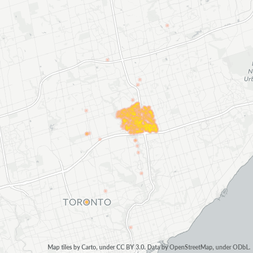 M2J Business Density Heatmap