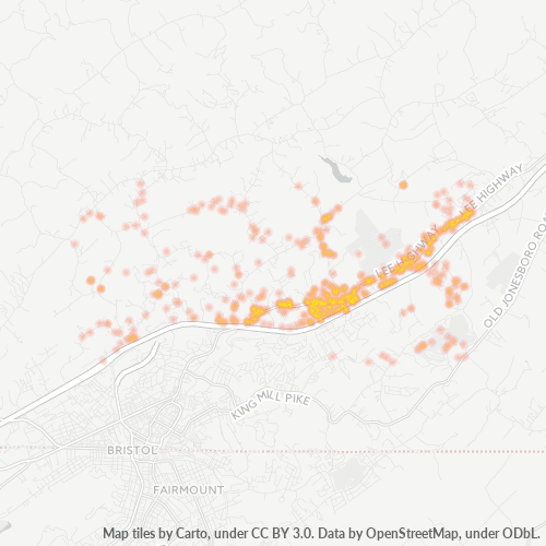 24202 Business Density Heatmap