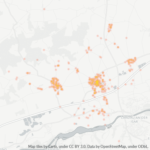 94431 Standortdichte-Heatmap