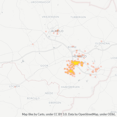 7554 Heatmap Bedrijfsdichtheid