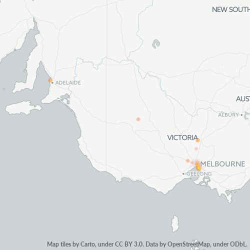 3192 Business Density Heatmap