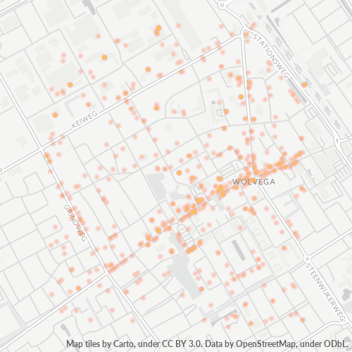 Heatmap voor postcode 8471
