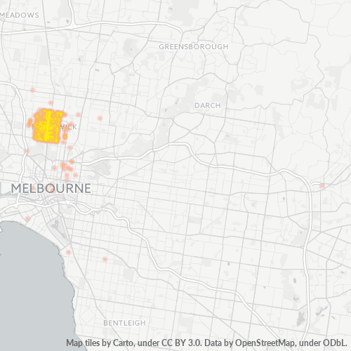3056 Business Density Heatmap