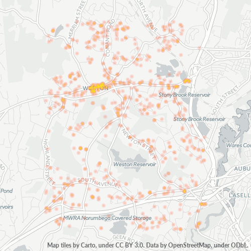 02493 Business Density Heatmap