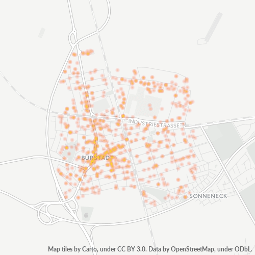 Heatmap für plz 68642