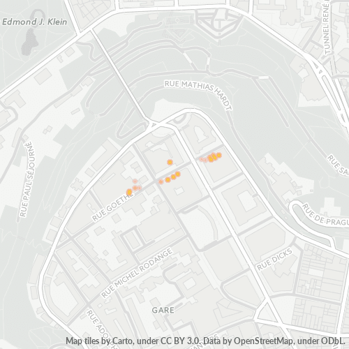 1637 Business Density Heatmap