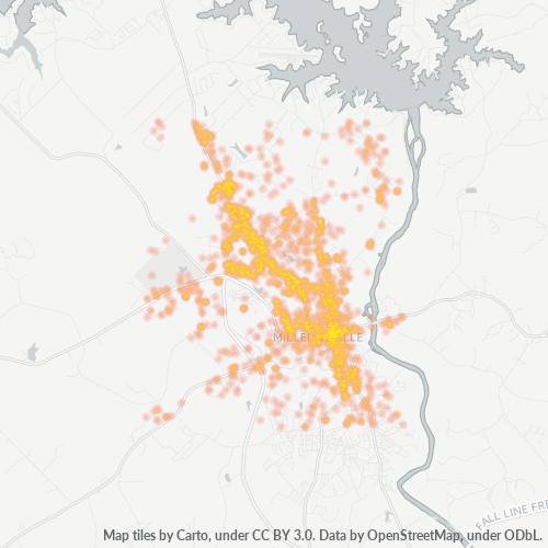 31061 Business Density Heatmap