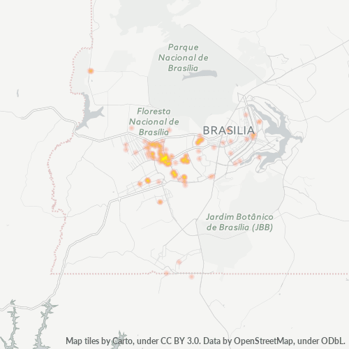 72010-000 Heatmap de Densidade da Empresa