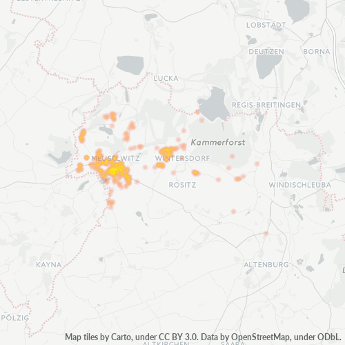 Heatmap für plz 04610