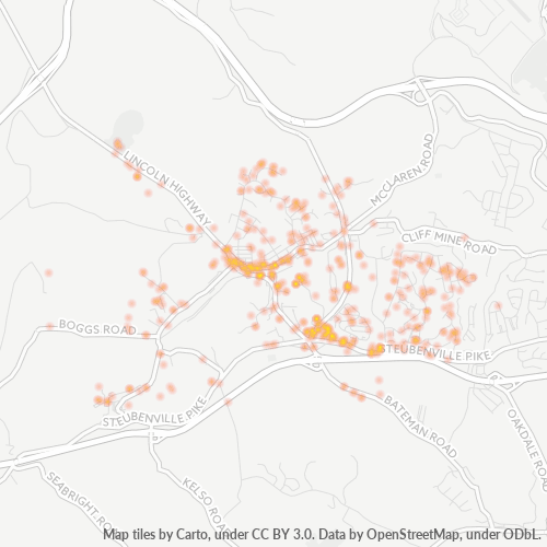15126 Business Density Heatmap