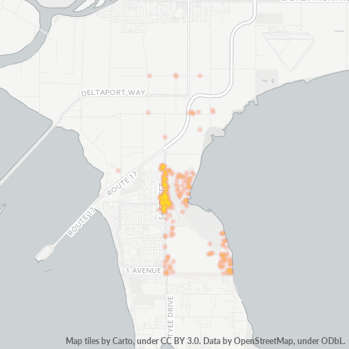 V4L Business Density Heatmap