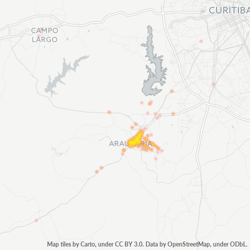83702-000 Mapa de calor de densidad empresarial
