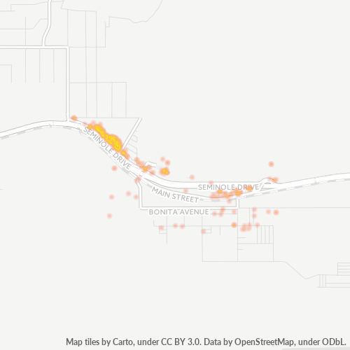 92230 Business Density Heatmap
