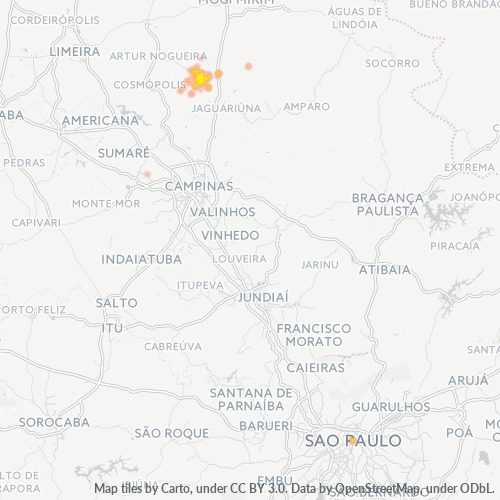 13825-000 Heatmap de Densidade da Empresa