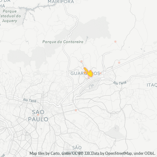 07111-000 Heatmap de Densidade da Empresa