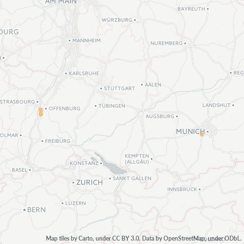 Heatmap für plz 77743