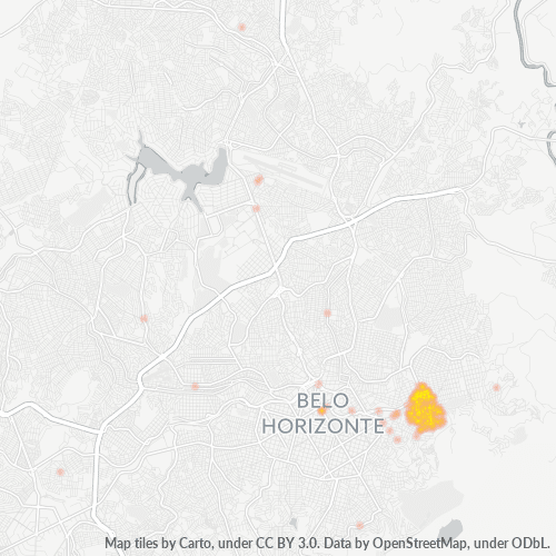 30270-000 Heatmap de Densidade da Empresa