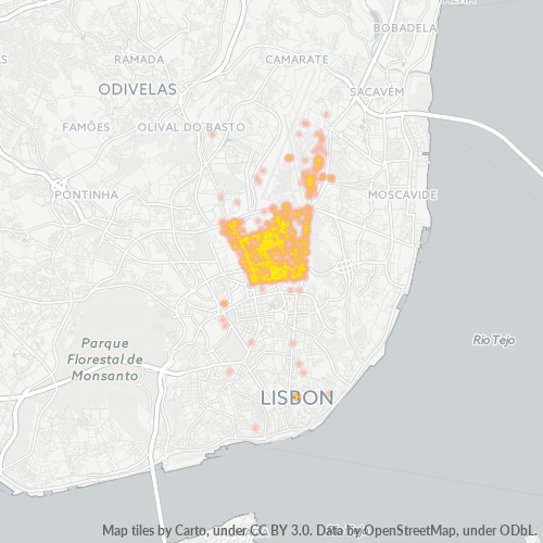 1700 Heatmap de Densidade da Empresa