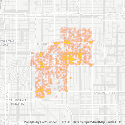 90712 Business Density Heatmap