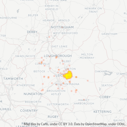 LE5 Business Density Heatmap