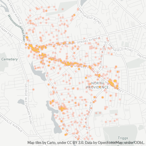 02911 Business Density Heatmap